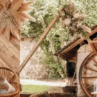 Arche triangulaire en bois