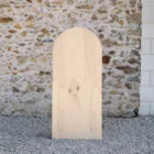 Backdrop arche en bois clair