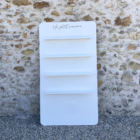 Backdrop blanc à étagères-personnalisé
