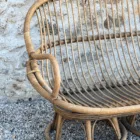 Banquette en rotin 3 places