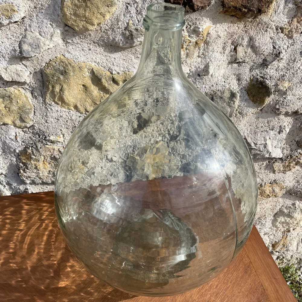 Big dame jeanne reflets vert clair