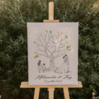 Chevalet de peintre bois clair