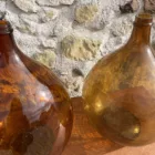 Dames jeannes ambrées martelées