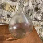 Dame jeanne effet martelé légers reflets vert clair