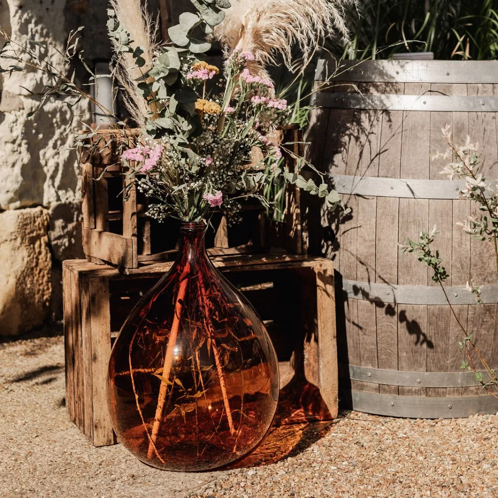Dame jeanne vintage ambrée Dame jeanne vintage ambrée