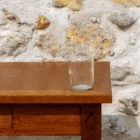 Flacons en verre transparent (moyen)