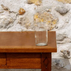 Flacons en verre transparent (moyen)