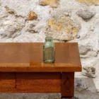 Flacons en verre transparent vert clair (petit)