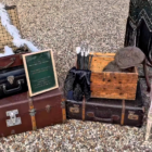 Lot de valises vintage