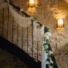 Mousseline sur escalier