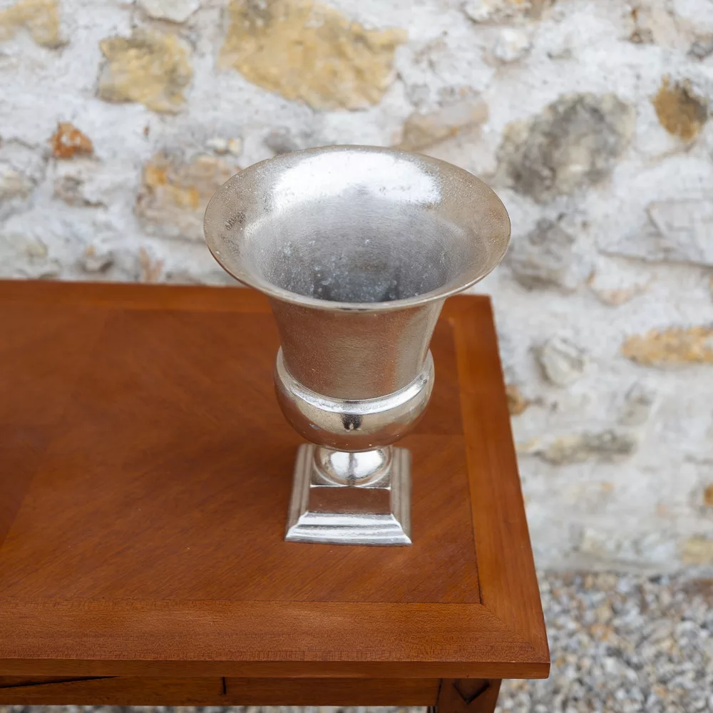 Vase Medicis acier