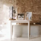 Console haricot blanche