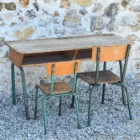 Bureau d'écolier vintage