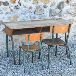 Bureau d'écolier vintage