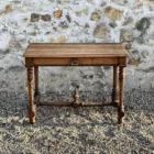 Console goutte en bois vintage grand tiroir