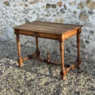 Console goutte en bois vintage grand tiroir