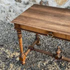 Console goutte en bois vintage grand tiroir