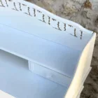 Console coiffeuse bois blanc