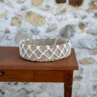Plateau en macramé