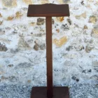 Pupitre en bois noyer