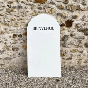 Backdrop arche bienvenue