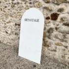 Backdrop arche bienvenue