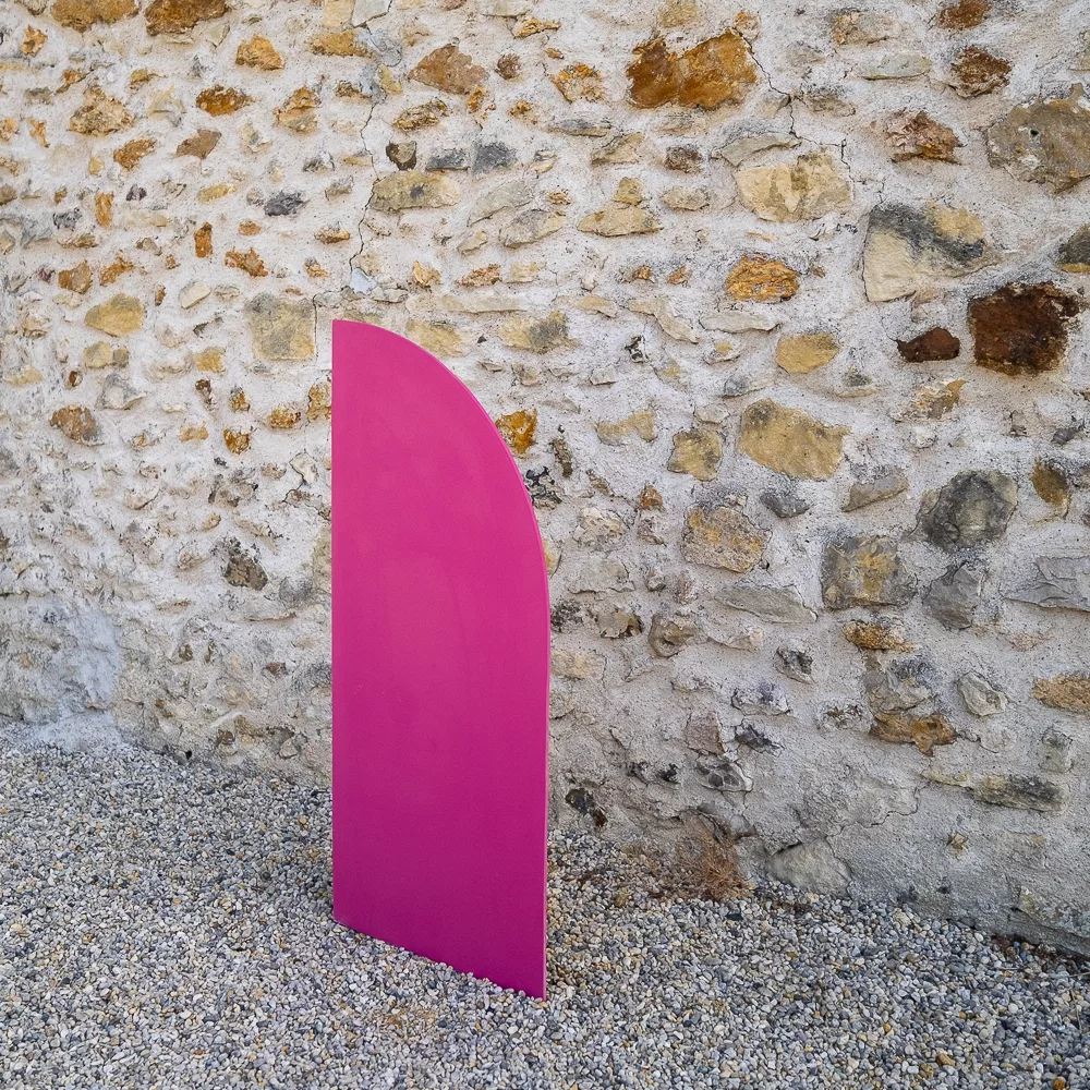 Backdrop demi-arche rose fuschia