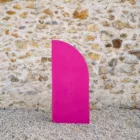 Backdrop demi-arche rose fuschia
