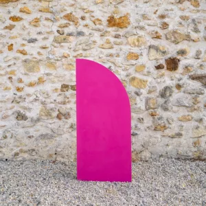 Backdrop demi-arche rose fuschia