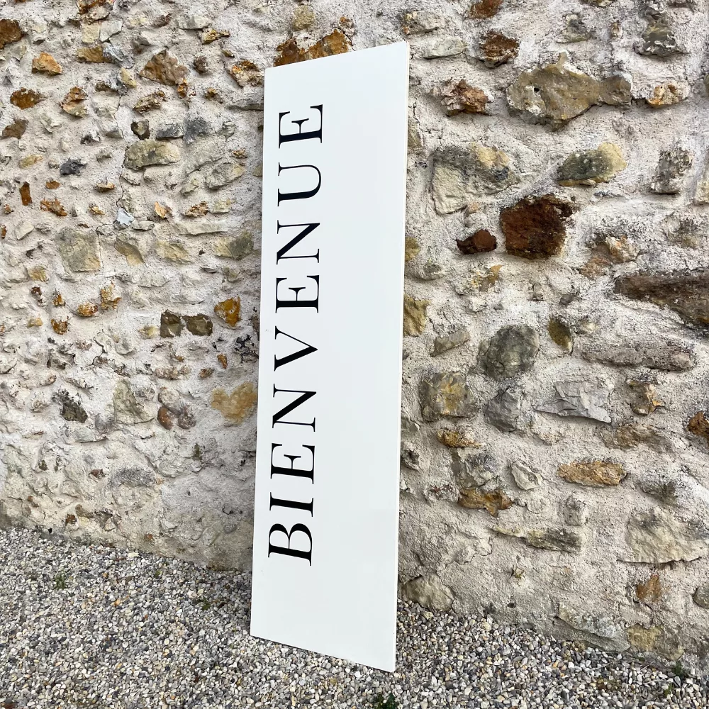 Backdrop rectangulaire bienvenue