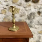 Bougeoir vintage laiton or n°2