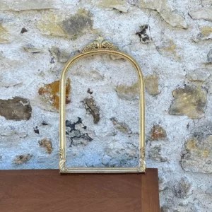 Cadre décoratif arche baroque or