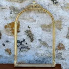 Cadre décoratif arche baroque or