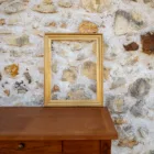 Cadre vintage doré