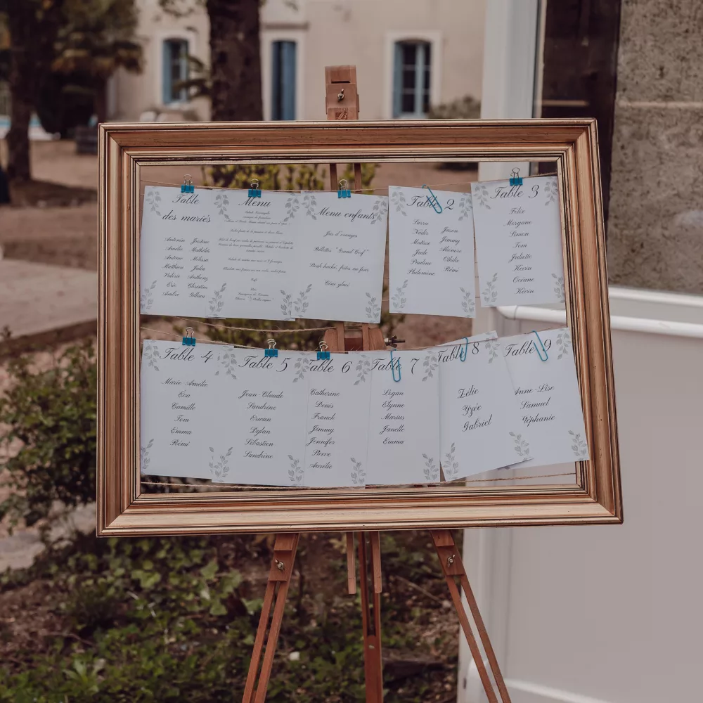 Cadre vintage cordelettes jute