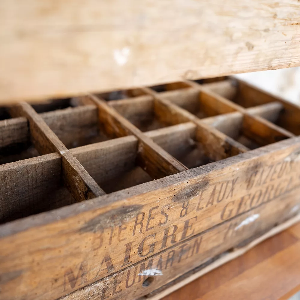 Casier à bouteilles vintage