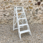 Escabeau blanc