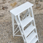 Escabeau blanc