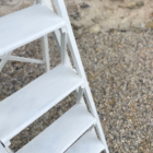 Escabeau blanc