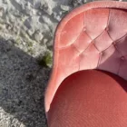 Fauteuil crapaud rose candy