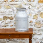 Grand pot à lait zinc vintage