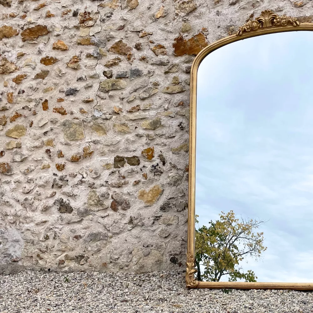 Miroir baroque or MILEO XXL