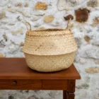 Panier en osier naturel grand