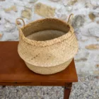 Panier en osier naturel grand