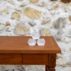 Photophores "chic" en verre transparent