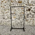 Portant métallique noir mat-moyen