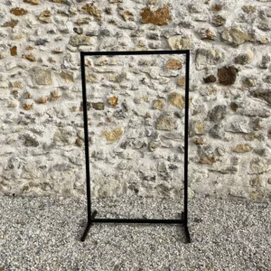 Portant métallique noir mat-moyen