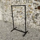 Portant métallique noir mat-moyen