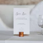 Porte-papeterie en cuivre