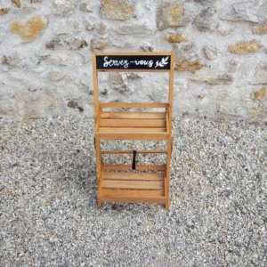 Présentoir bois servez-vous